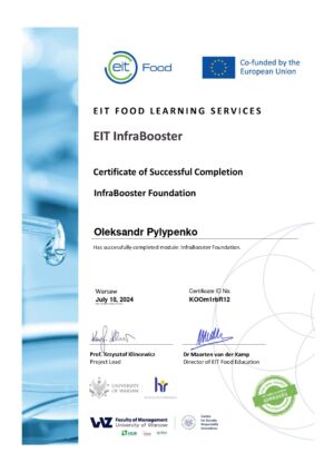 InfraBooster Foundation June 2024 Certificate Of Successful Completion