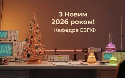 Кафедра ЕЗПФ вітає з Новим 2026 роком
