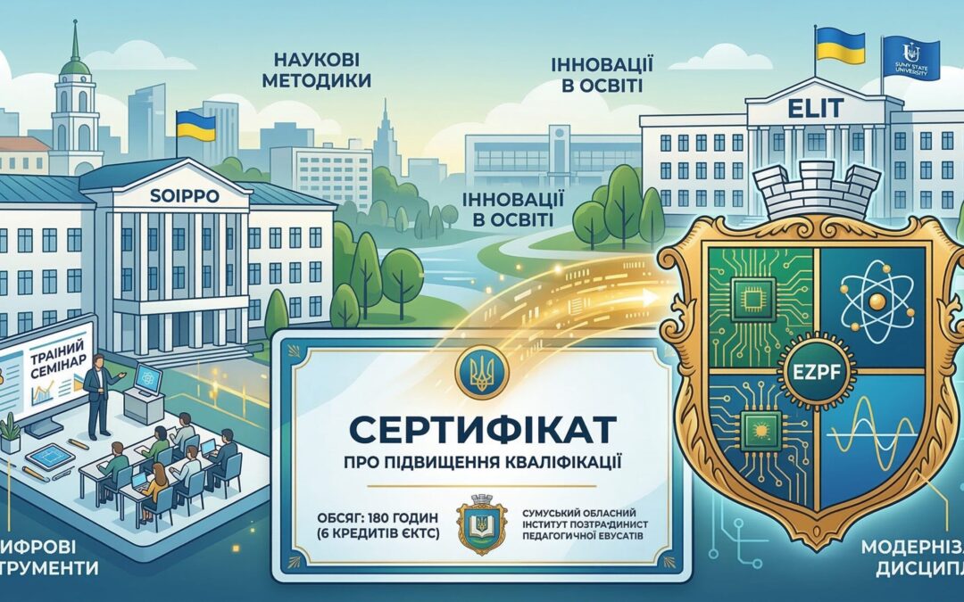 Підвищення кваліфікації викладачів кафедри ЕЗПФ